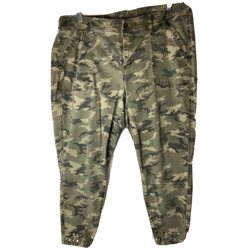 Lane Bryant  Plus Size 24 Camo Skinny Taper Pants